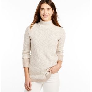 L.L. Bean Women's Signature Cotton/Linen Ragg Sweater Size Large